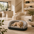 CozyNest Plush Pet Sofa Bed