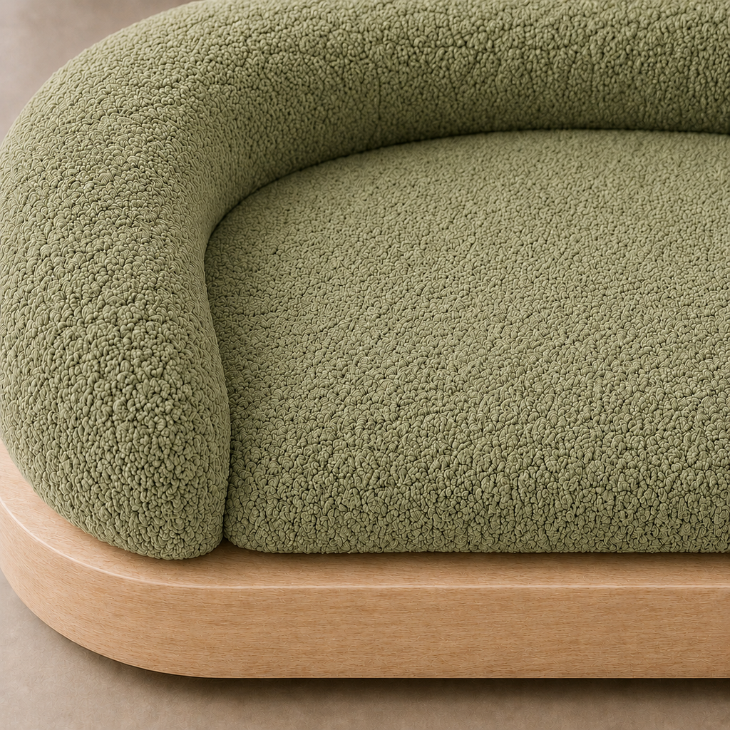 CozyNest Plush Pet Sofa Bed