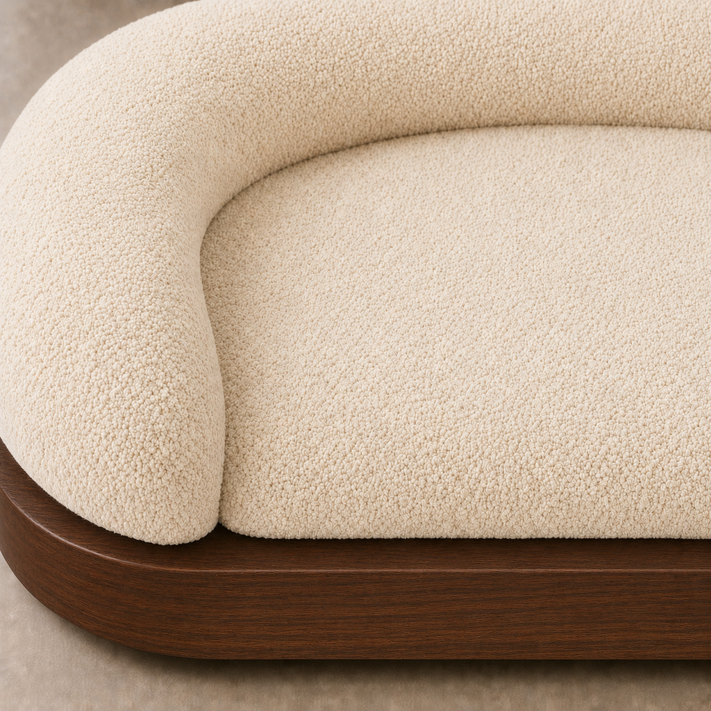 CozyNest Plush Pet Sofa Bed