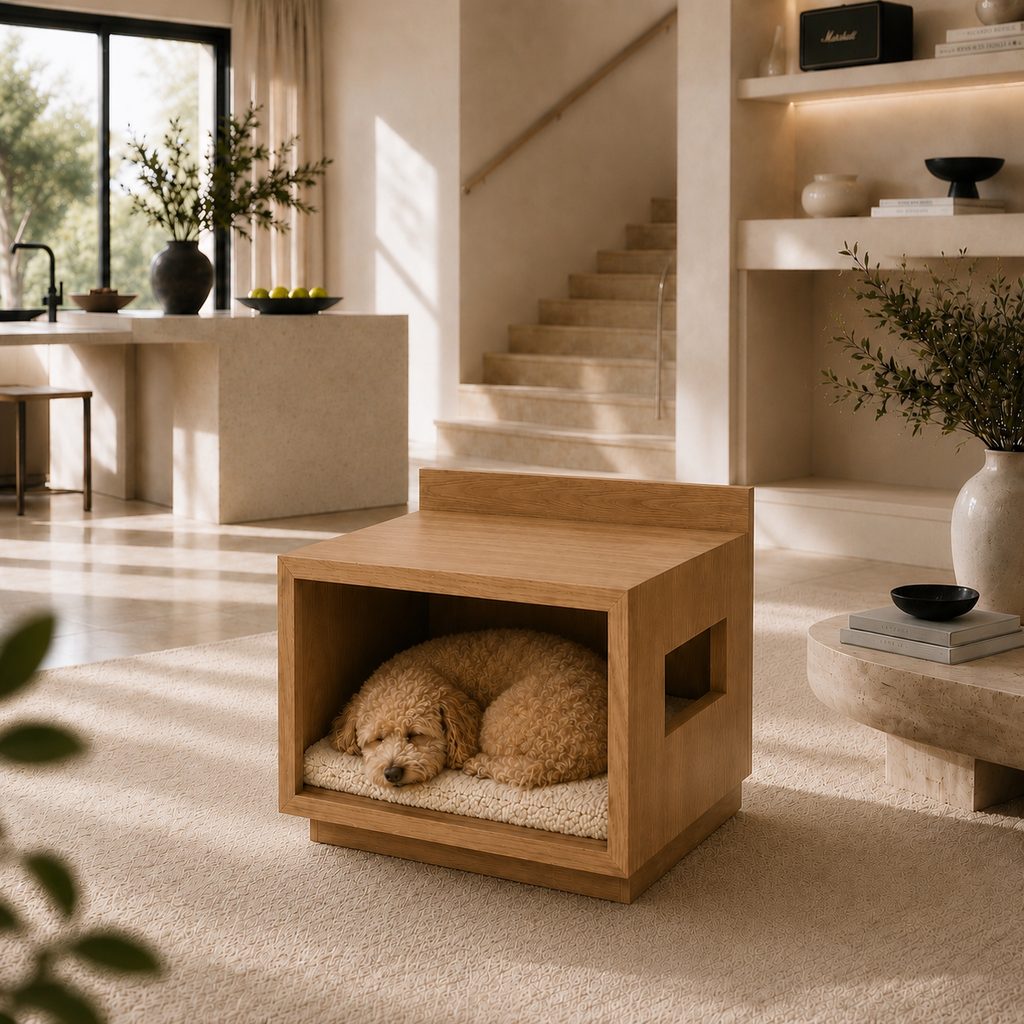 Modern Wooden Pet House Bedside Table