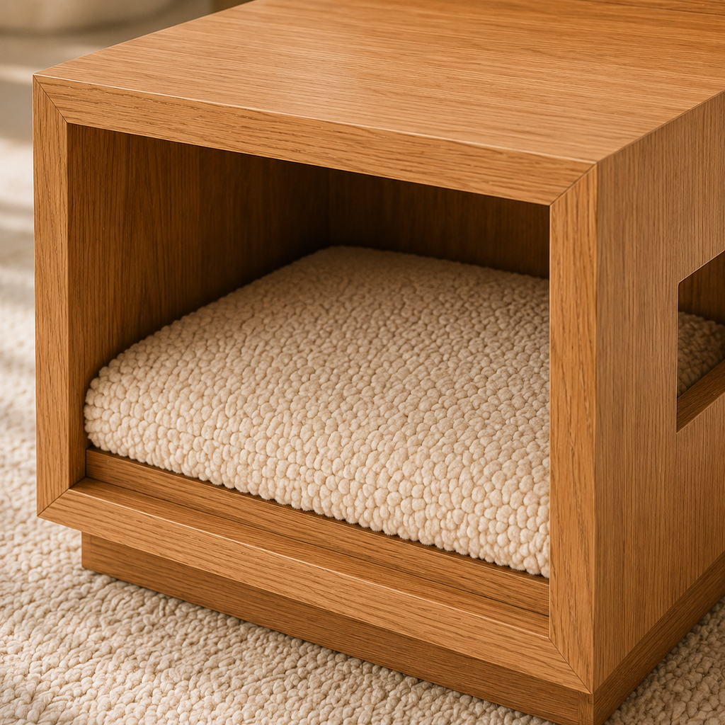 Modern Wooden Pet House Bedside Table
