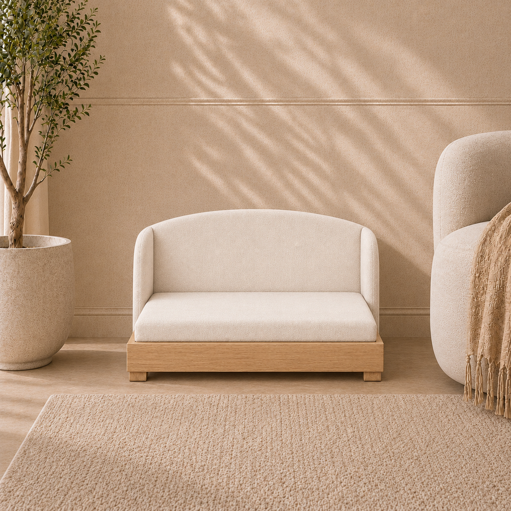 Modern Wooden Sofa Pet Bed