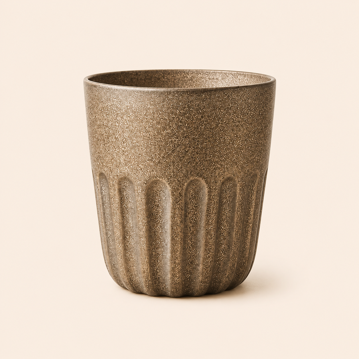Brown Retro Ceramic Espresso Mug