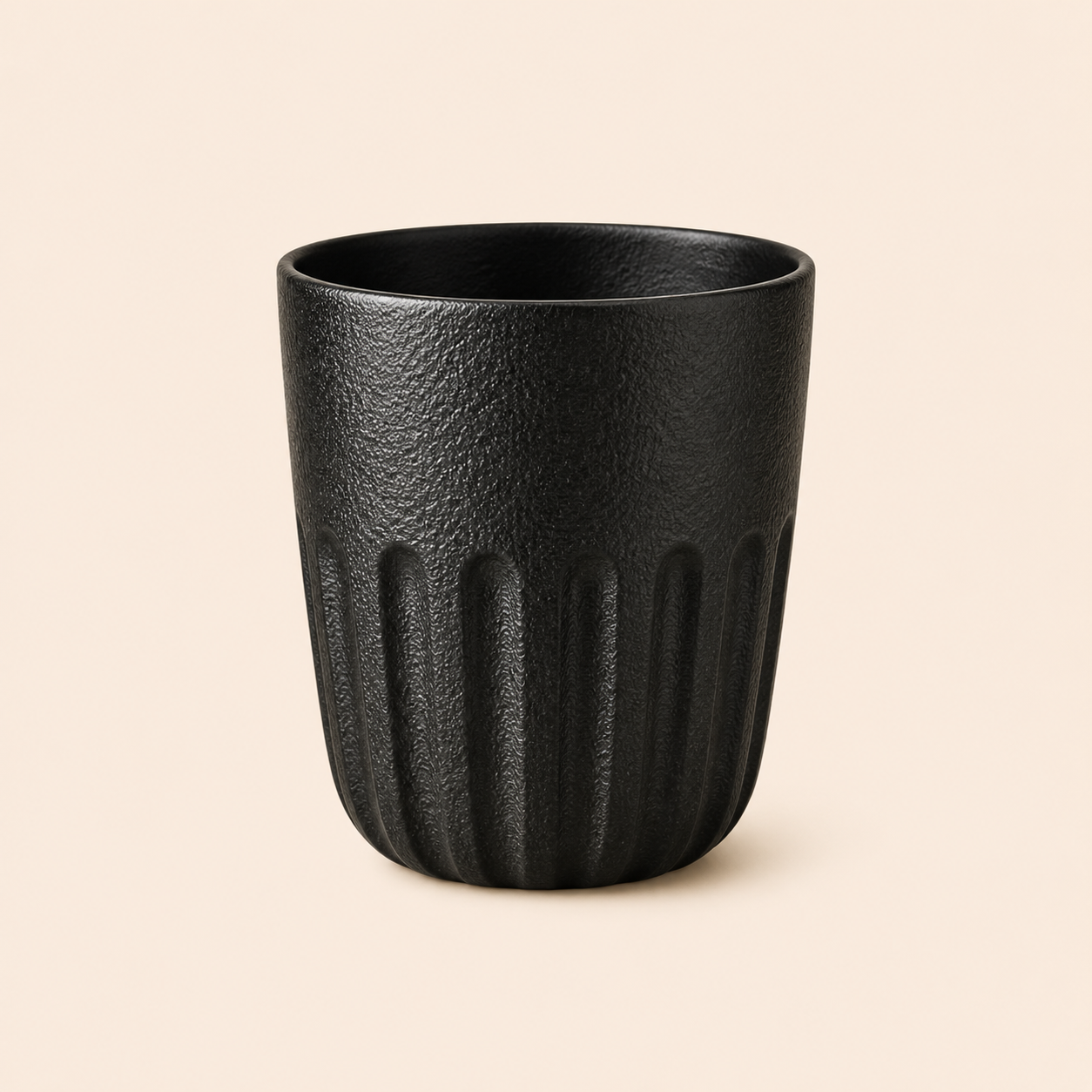 Black Retro Ceramic Espresso Mug