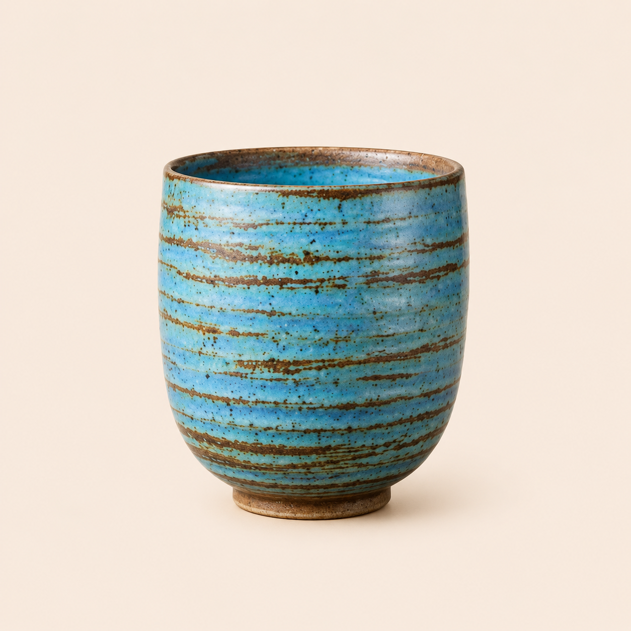 Dark Blue Vintage Handcrafted Ceramic Coffee Mug