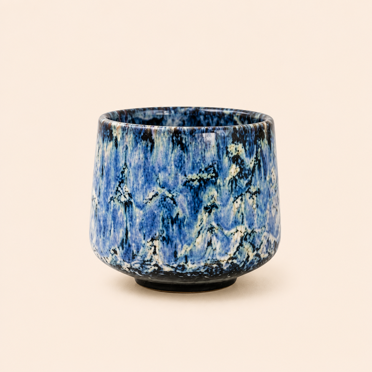 Blue Japandi Ceramic Espresso Cup