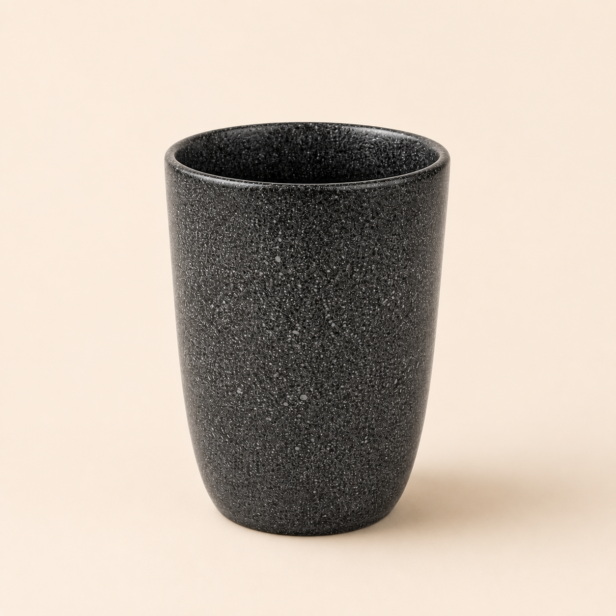 Texture Black Ceramic Tumbler