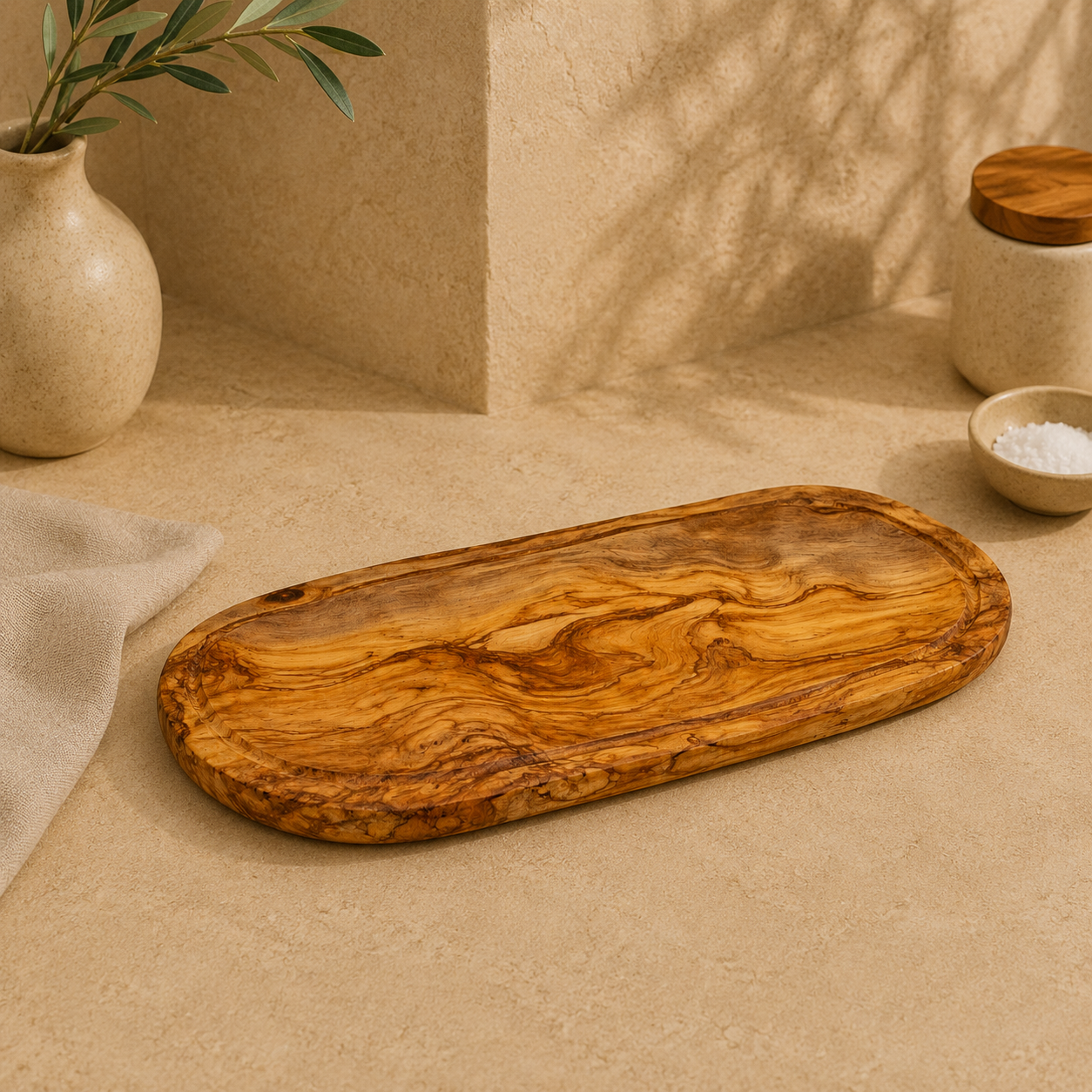 Olive Wood Chopping Board (35CM)