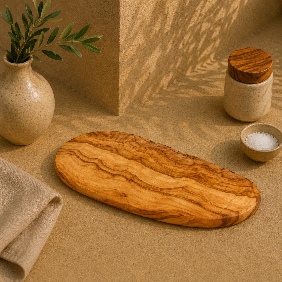 Olive Wood Chopping Board Shapeless