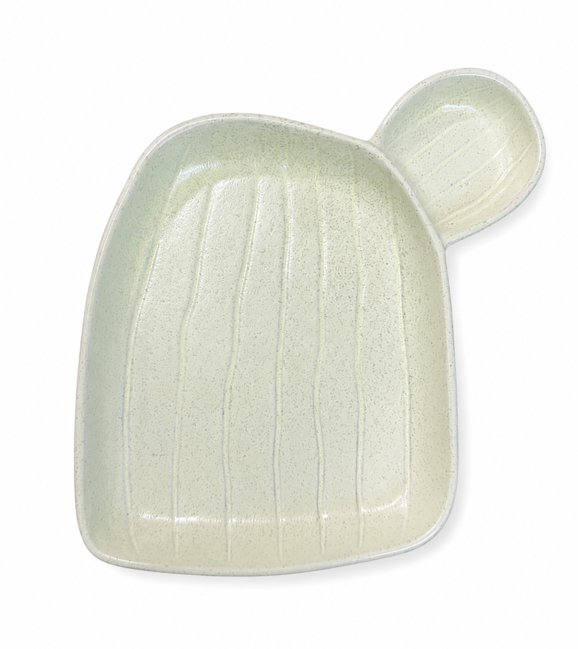 Cactus Plate 1 Ear Light Green (19Cm)