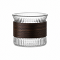 Vertical Stripe Borosilicate Espresso Cup
