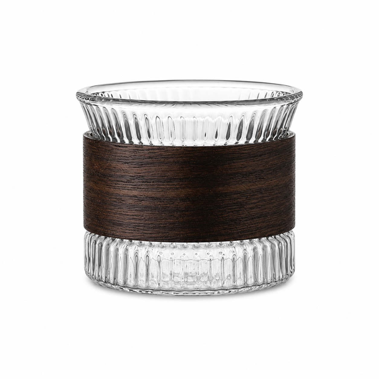 Vertical Stripe Borosilicate Espresso Cup