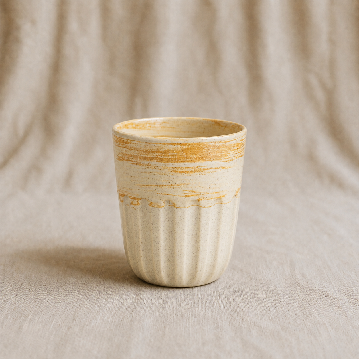 Coffee Brown Retro Ceramic Espresso Mug
