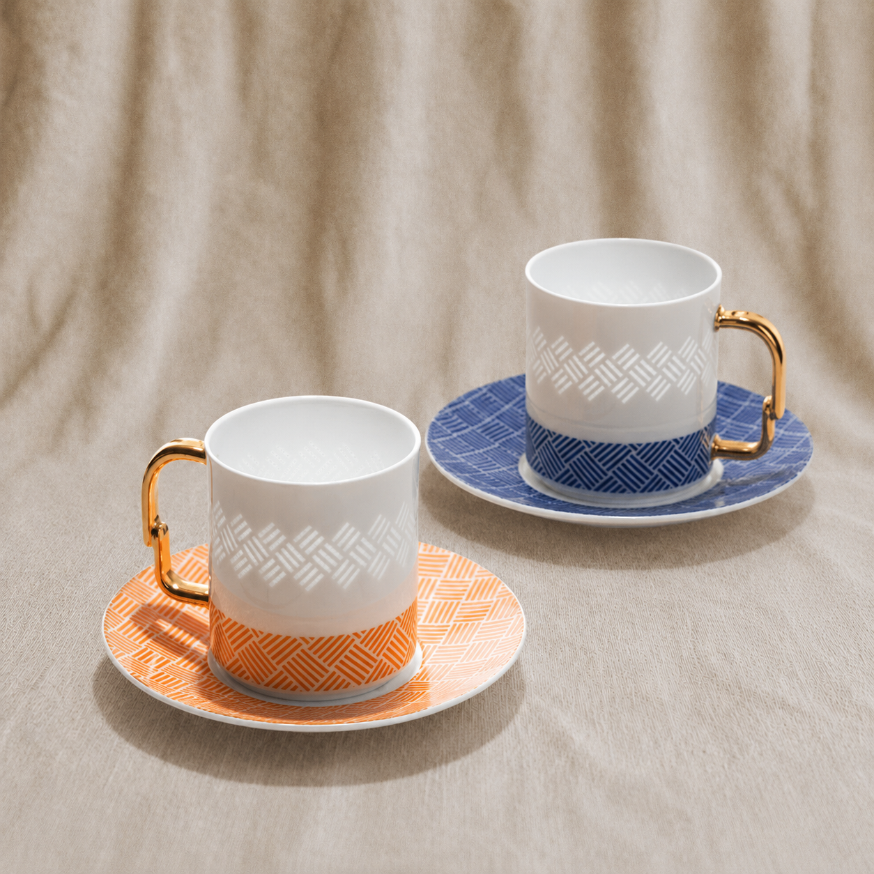 Dawn to Dusk Linglong Porcelain Mug Set