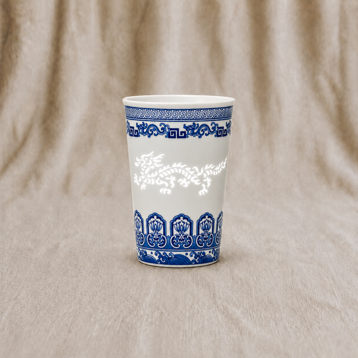 Dragon & Phoenix Radiance Porcelain Tumbler