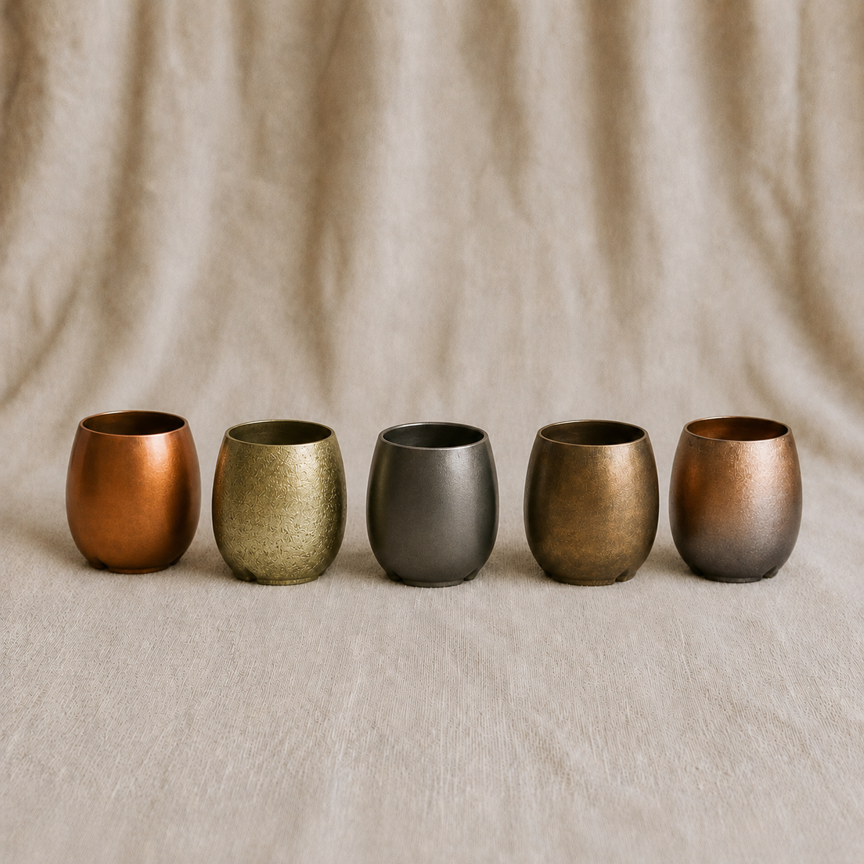 Ember Ceramic Tea Cups Gift Set (5pcs)