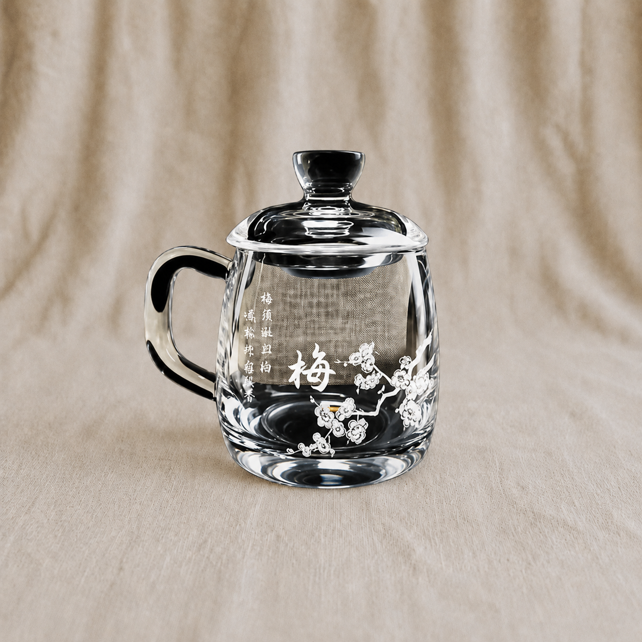 Enlife Natural Stone Insulated Tea Mug with Handle