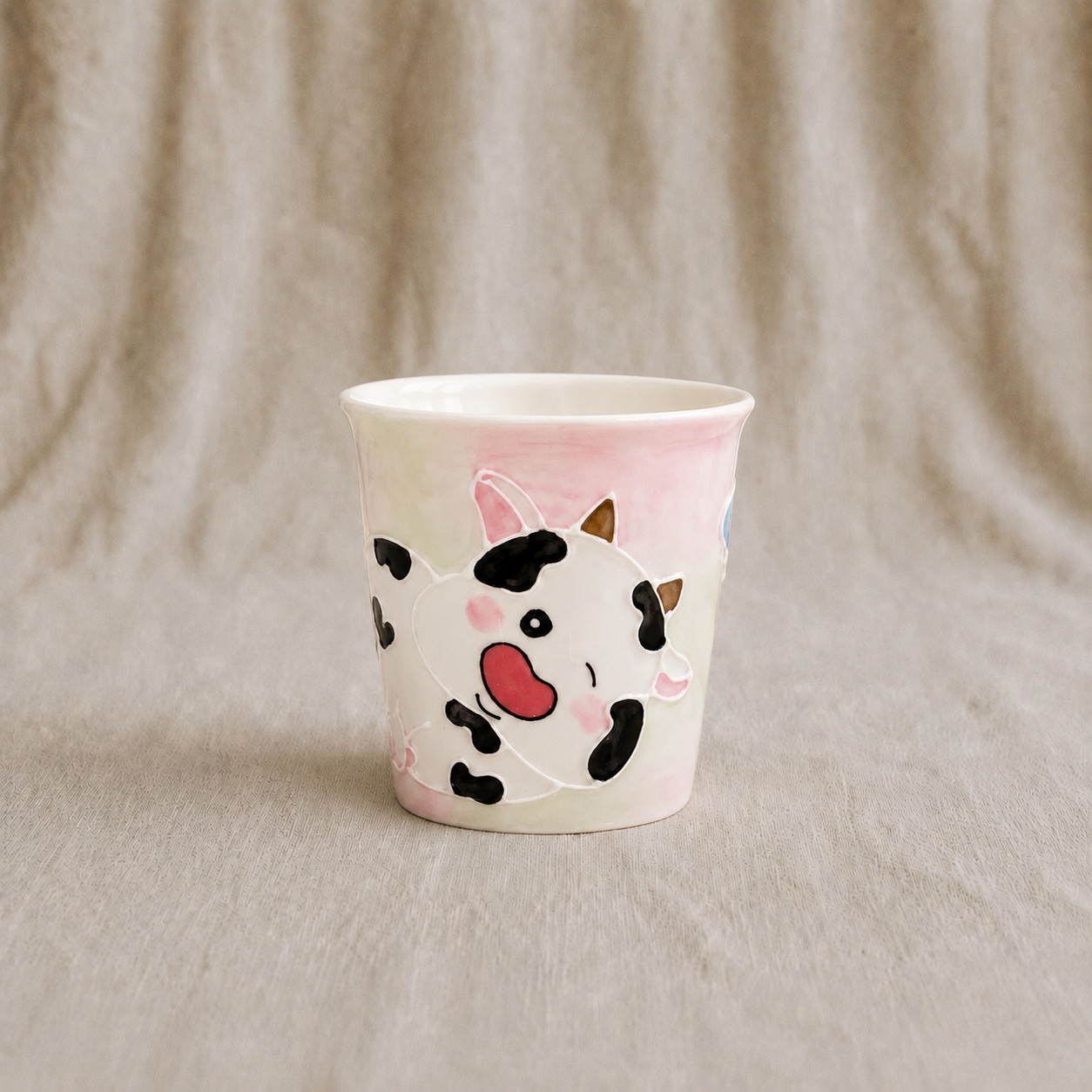 Handmade Cow Mini Cup