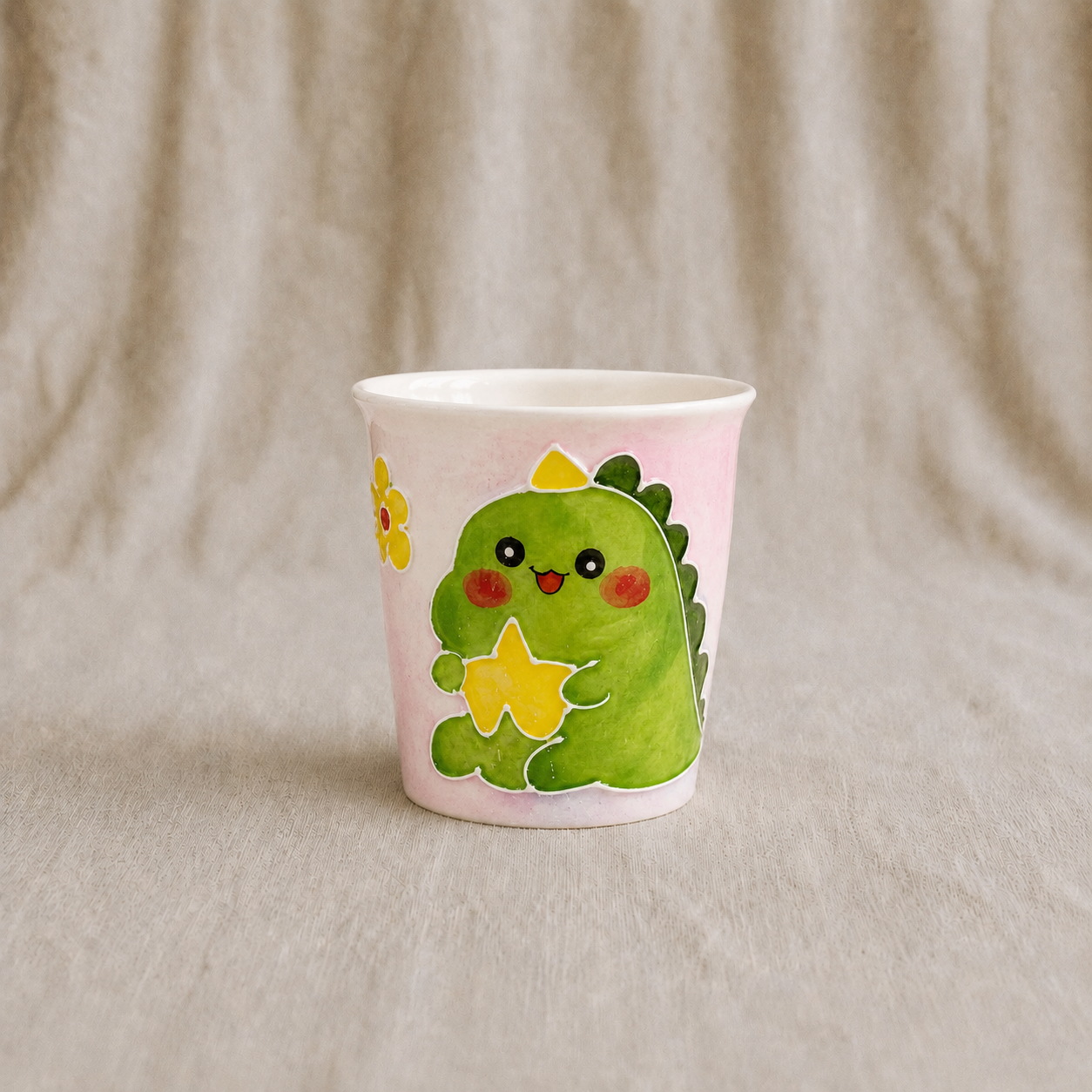 Handmade Dino Star Mini Cup