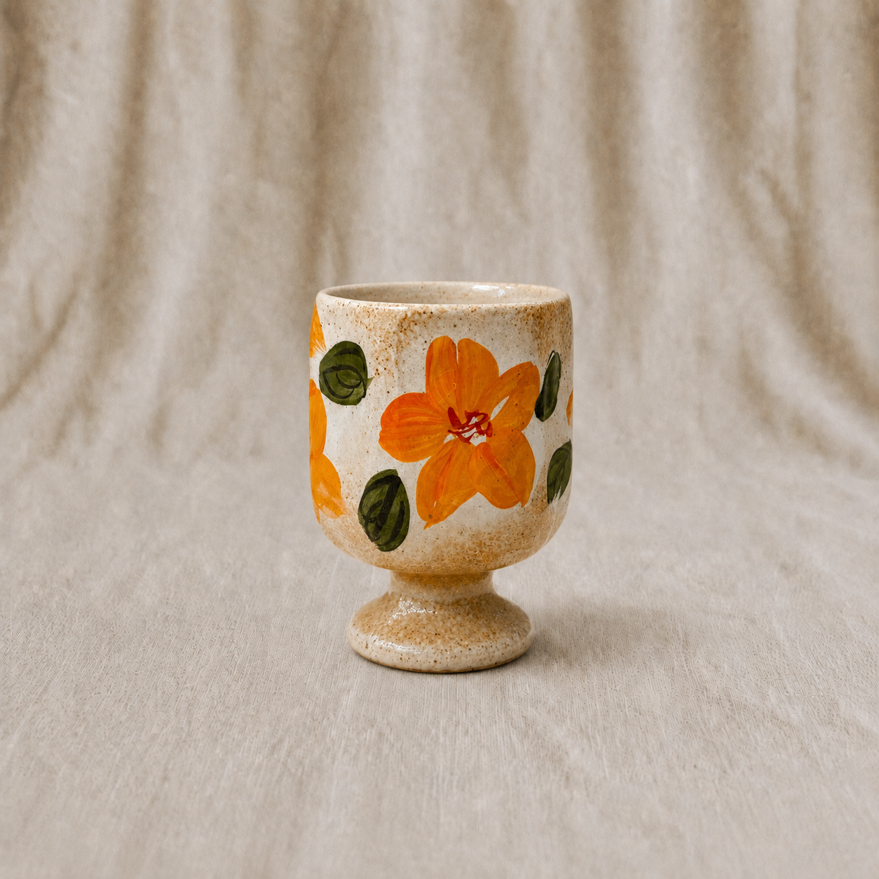 Handmade Forsythia Goblet