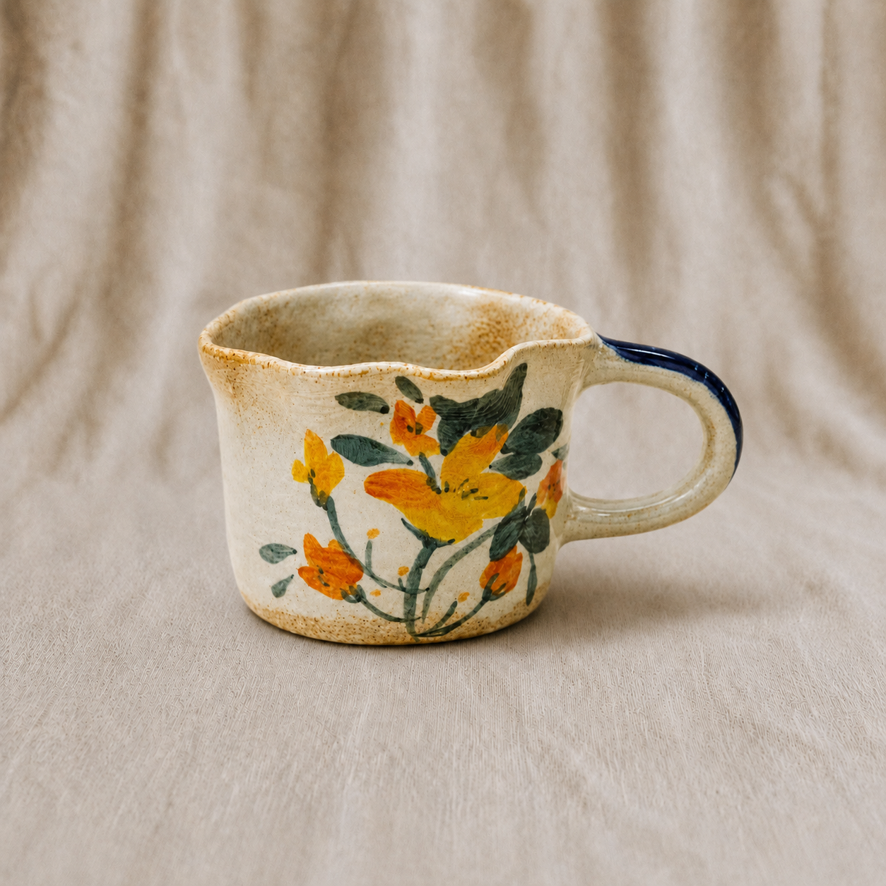 Handmade Forsythia Mug