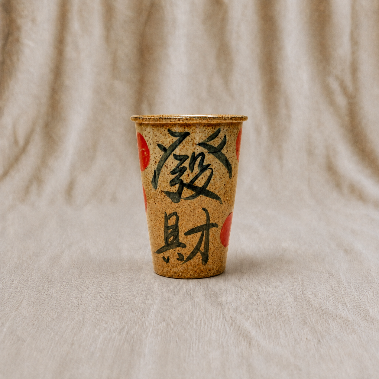 Handmade Get Rich Large Cup