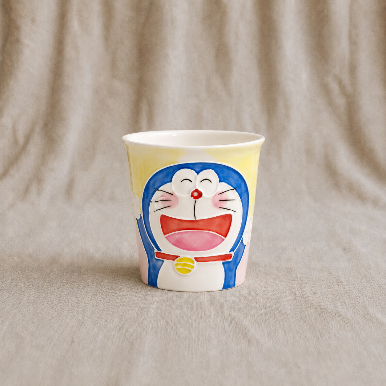 Handmade Laughing Doraemon Mini Cup