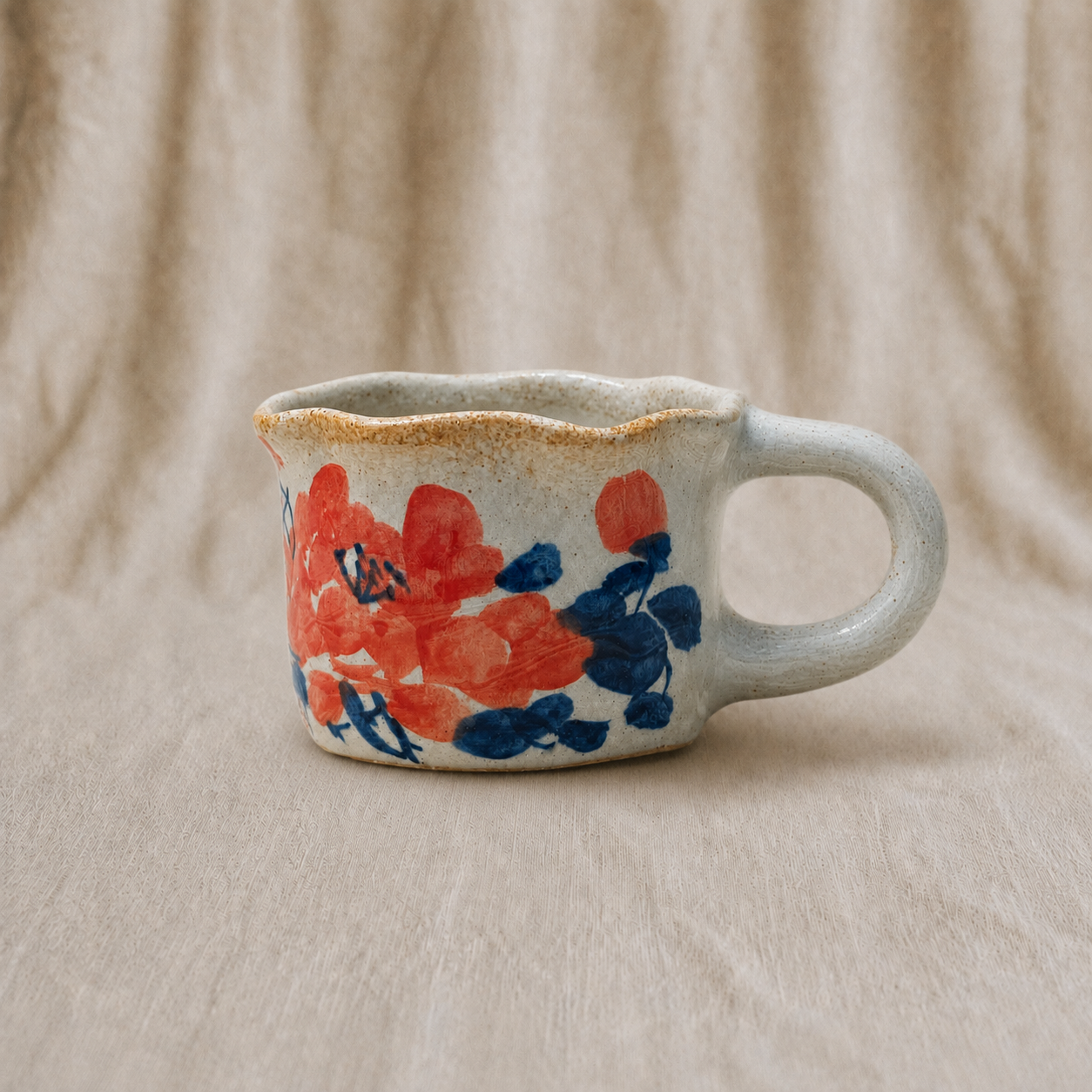 Handmade Peony Mug