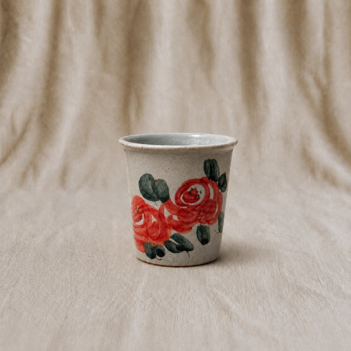 Handmade Red Rose Mini Cup