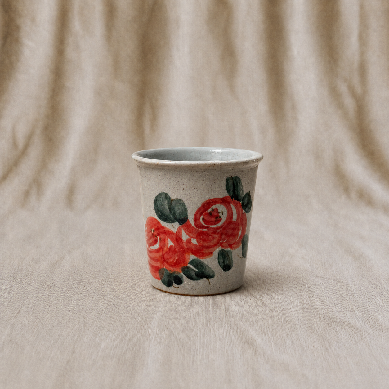 Handmade Red Rose Mini Cup