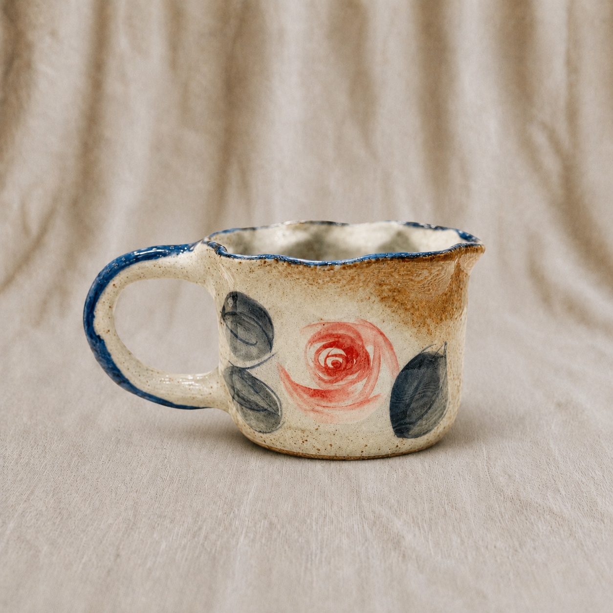 Handmade Rose Mug