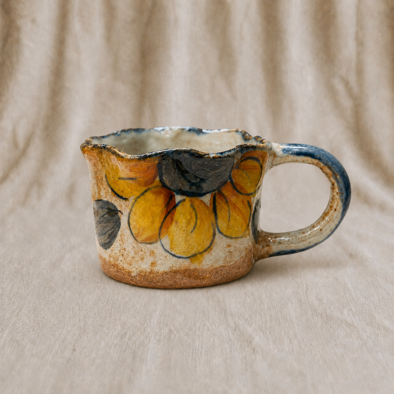 Handmade Sunflower Mug