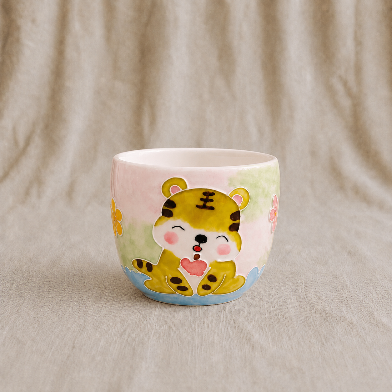 Handmade Tiger Gourd Cup