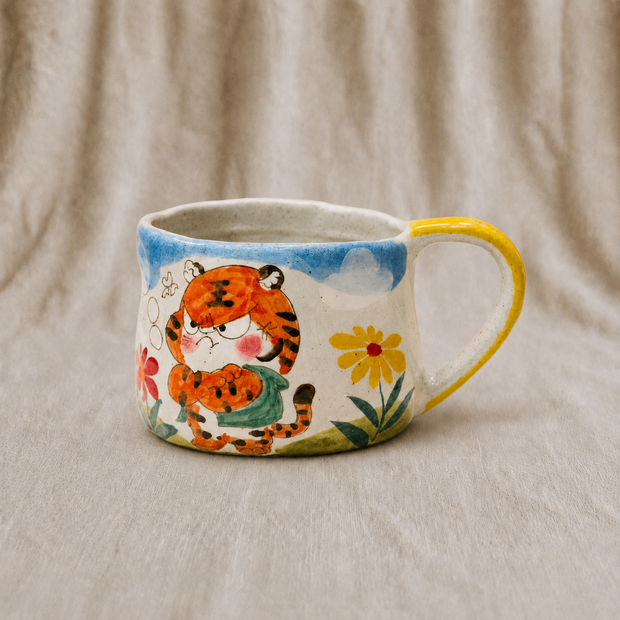 Handmade Tiger Mug