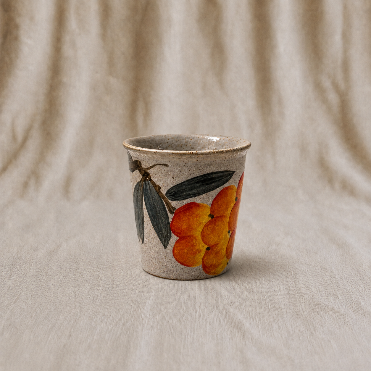 Handmade Yellow Fruit Mini Cup