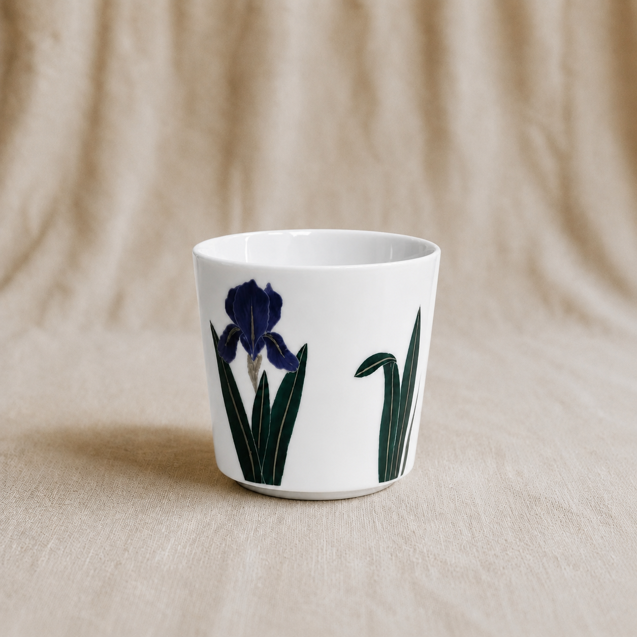 Iris Series Porcelain Water Cup