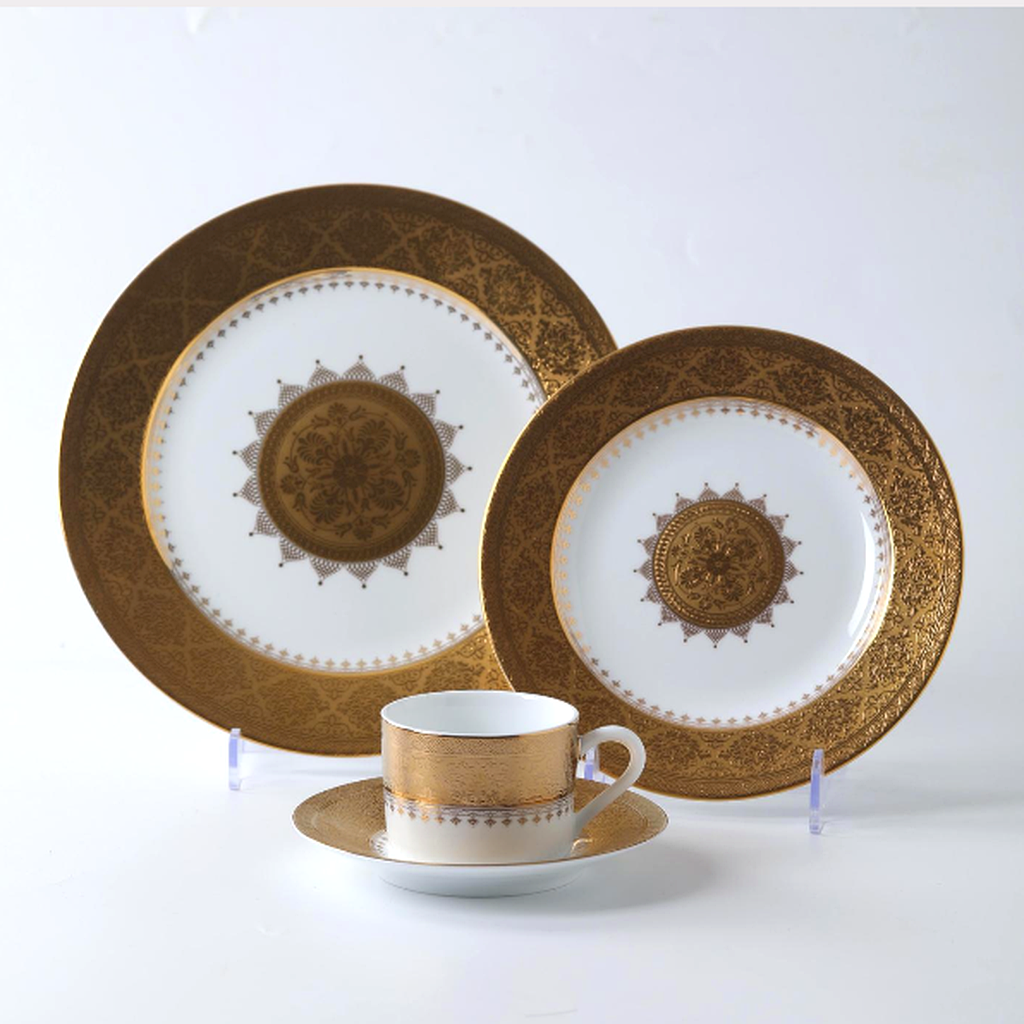 Sunlight Gold Dining Set for One - 18K GOLD