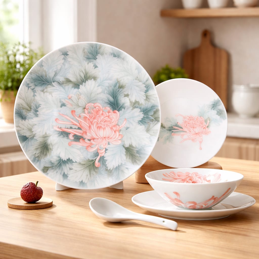 Spring Seasons Dining Set for One (5 pcs)