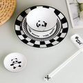 Panda Roll Kids Porcelain Dinner Set (6 Pcs)