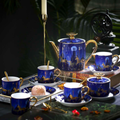 Carousel Night Porcelain Coffee Set  (12 Piece ) - 18K GOLD