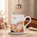 Bless Series Peony Mug Set 4 pcs (350ml)