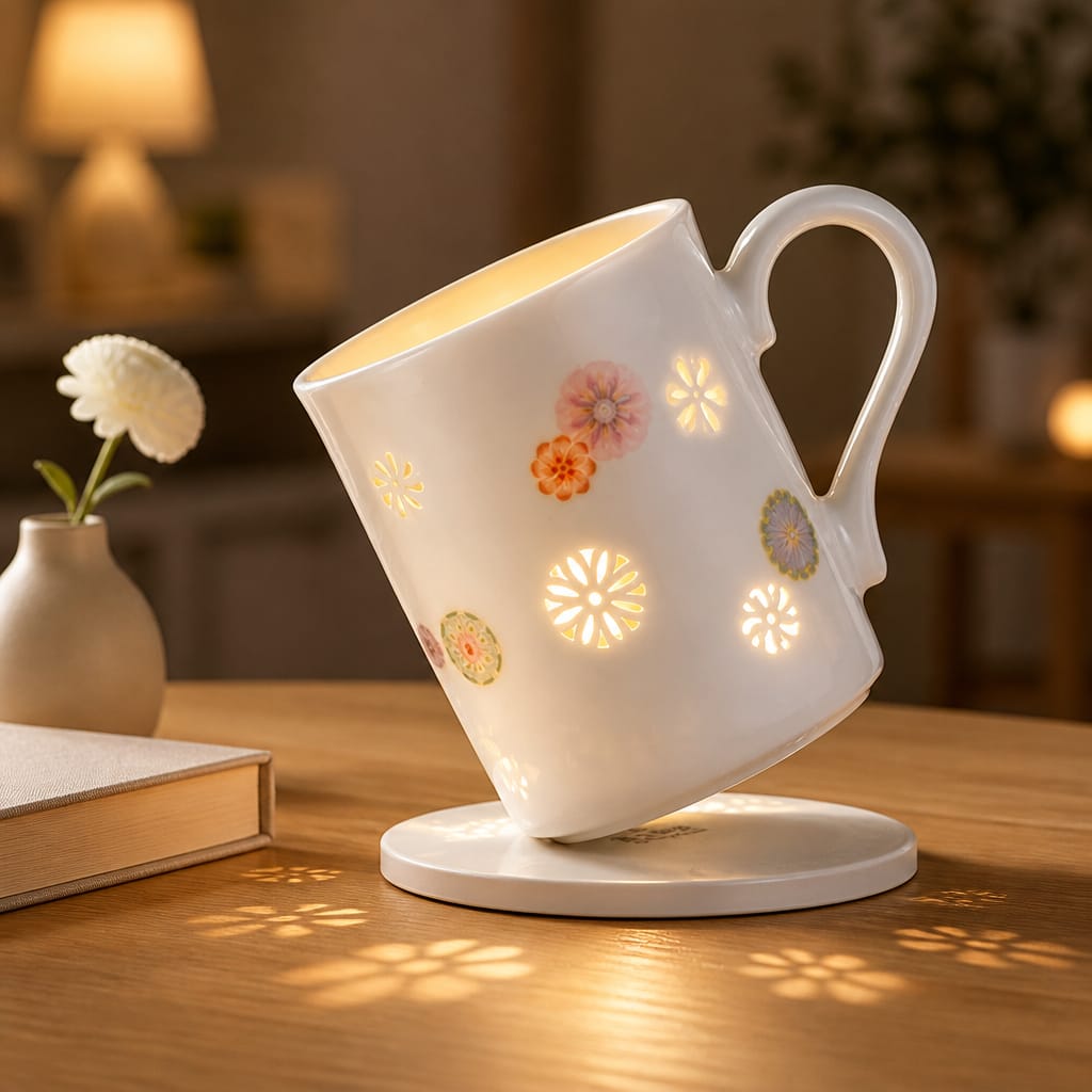 Bless Series Pink Mug Set 4 pcs