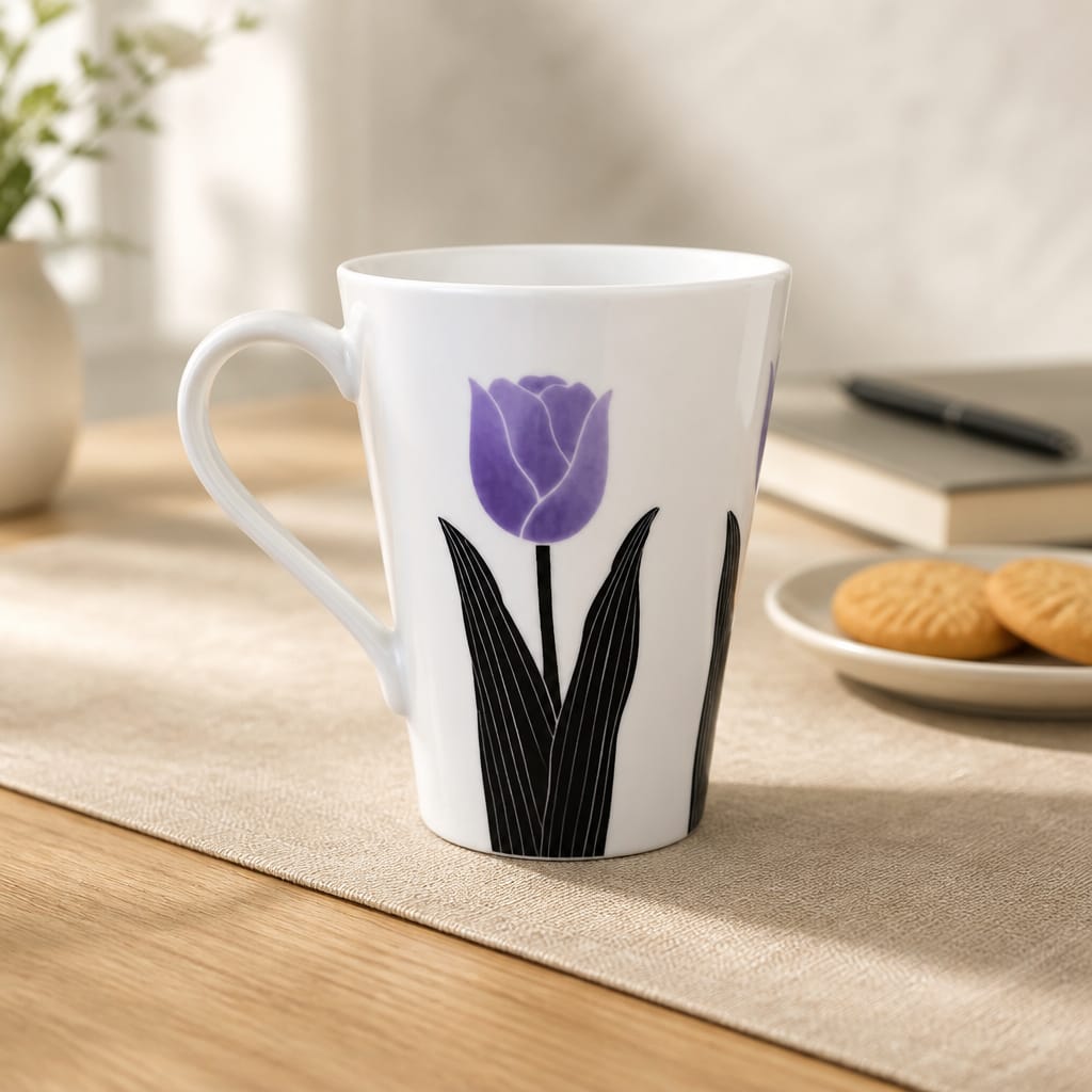 Tulip Series Porcelain Mug