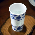 Entwined Linglong Porcelain Water Cup (350ml)