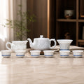 Magpie Linglong Porcelain Tea Set (10 Pcs)