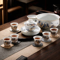 Vast Porcelain Gaiwan Tea Set (12 Pcs)