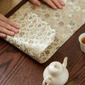 Serene Pale Gold Tapestry Tablecloth