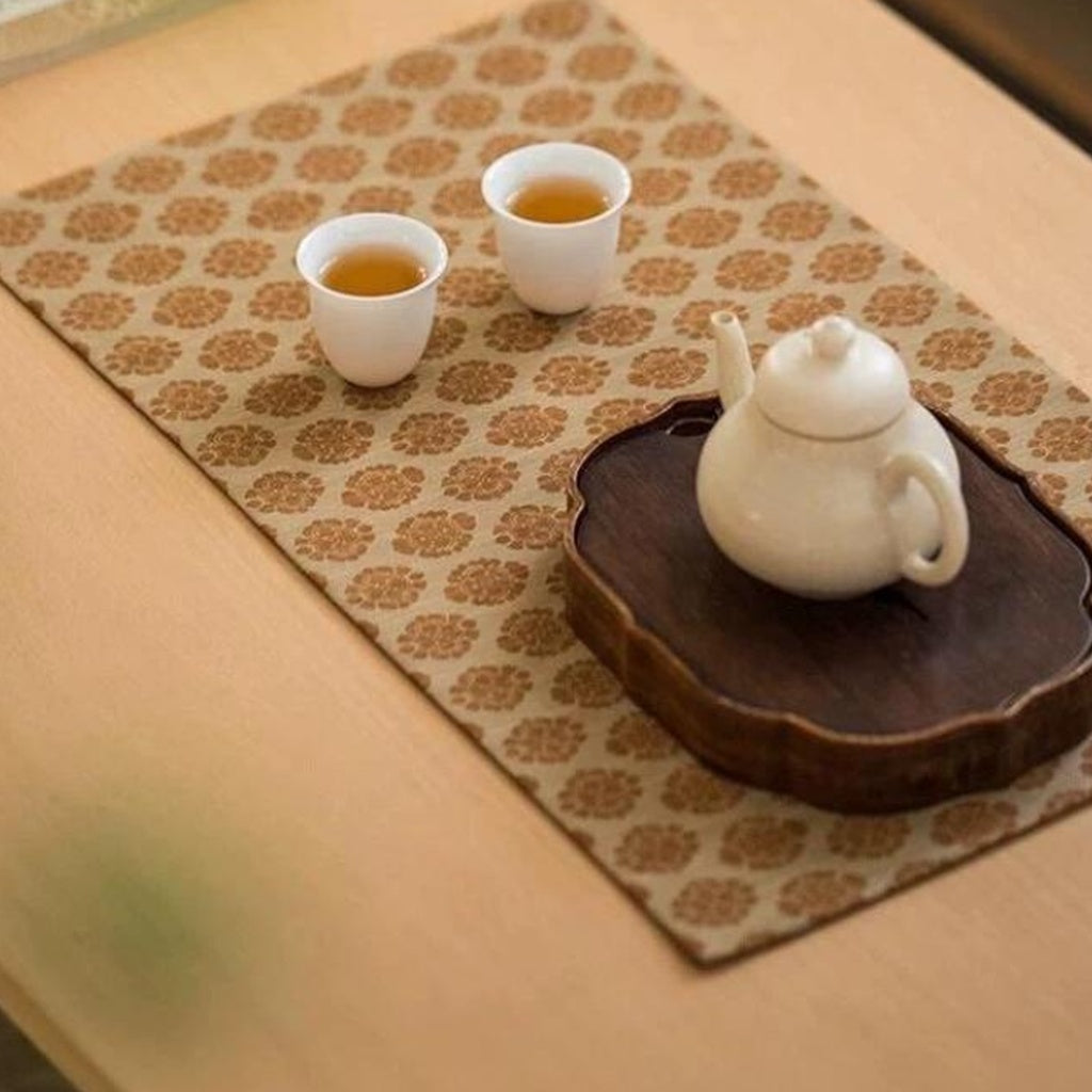 Serene Dusk Combed Cotton Tablecloth