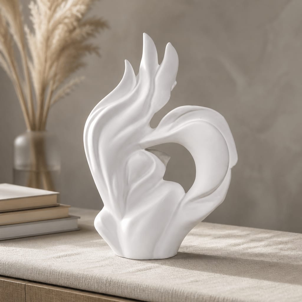 Wind Whisper Porcelain Ornament