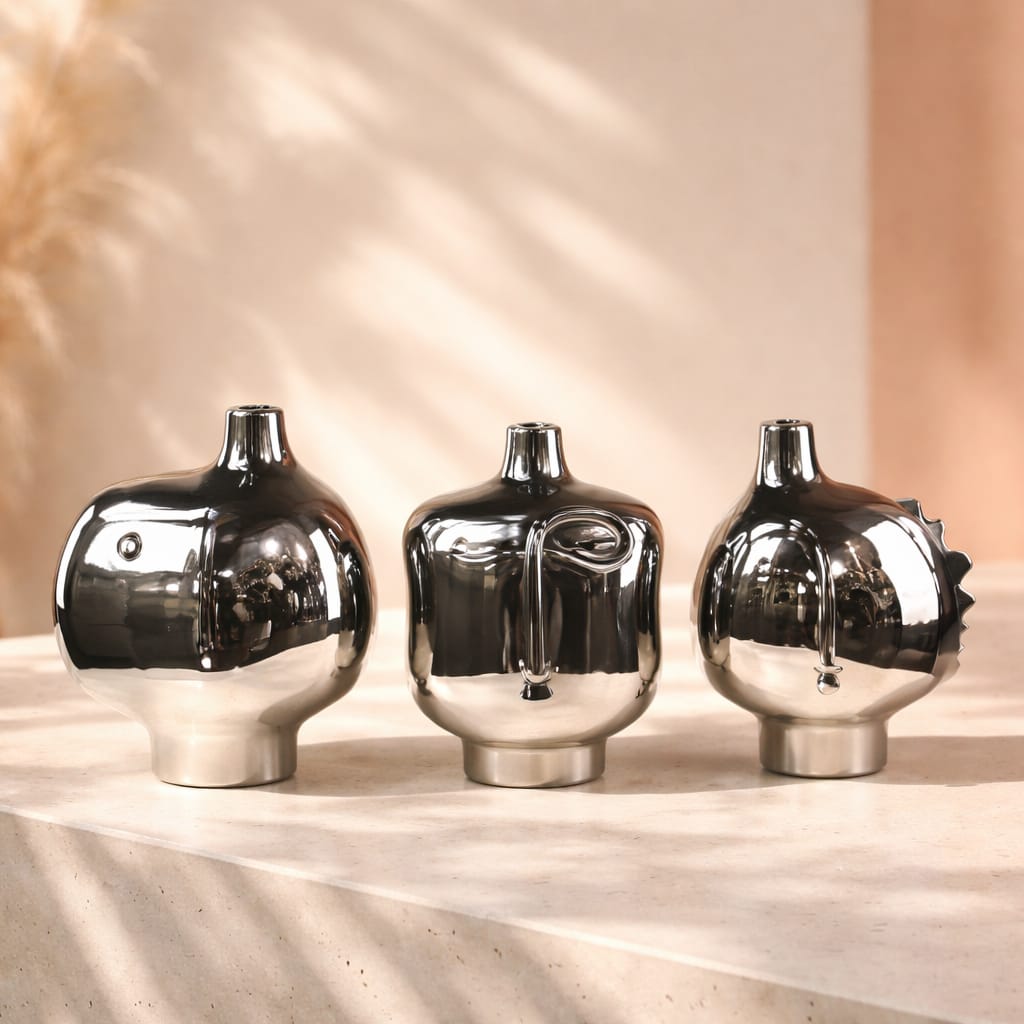 Poker Face Porcelain Ornament Set